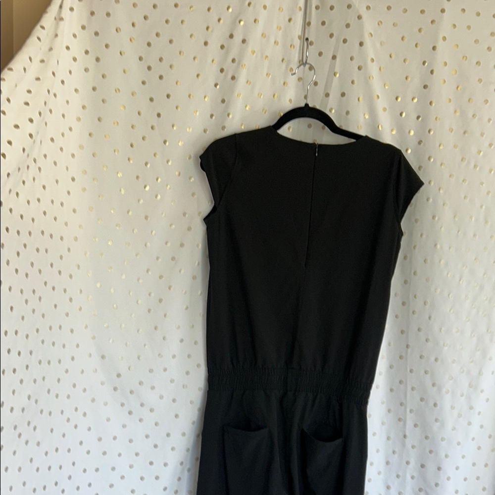 Albion Black Cap Sleeve Jumpsuit - Picture 6 of 11